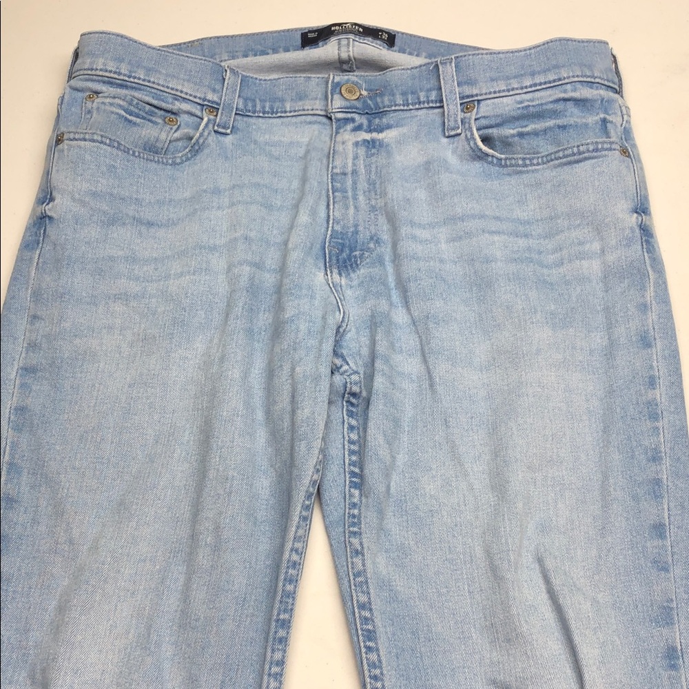 Hollister Men's Light Blue Slim Jeans